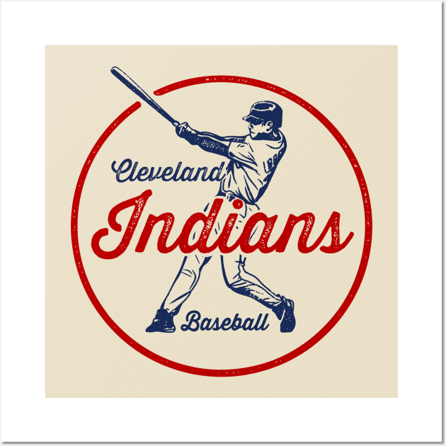 Vintage Cleveland Indians Wall Art by Throwzack
